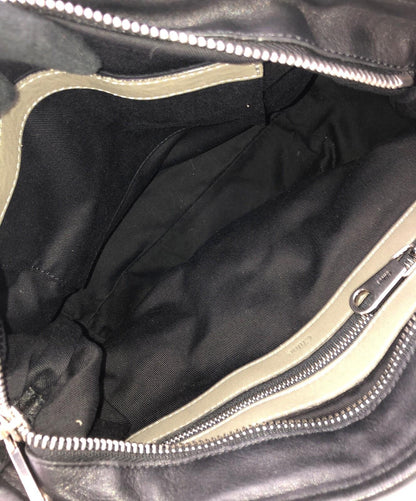 Chloe Hand Shoulder Bag Tote Purse 2way Ethel Gray Black Authentic