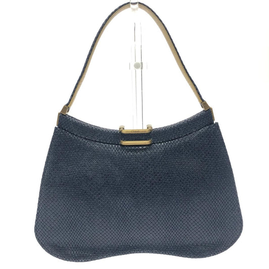 Chloe Hand Bag Tote Purse Leather Navy Authentic
