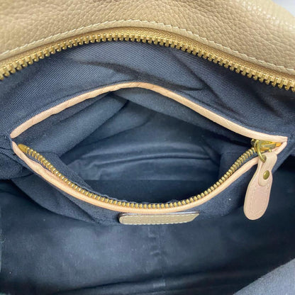Chloe Hand Shoulder Bag Tote Purse 2way Paraty Leather Beige Authentic