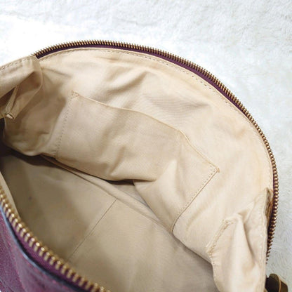 Chloe Hand Bag Tote Purse Leather Bordeaux Authentic