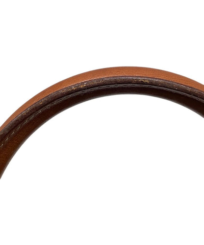 CELINE Hand Bag Tote Purse Macadam Brown Authentic