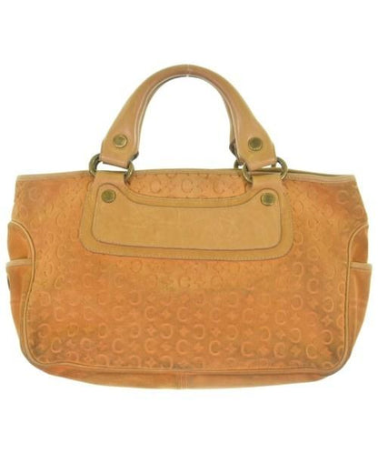 CELINE Hand Bag Tote Purse Boogie C Macadam Orange Authentic