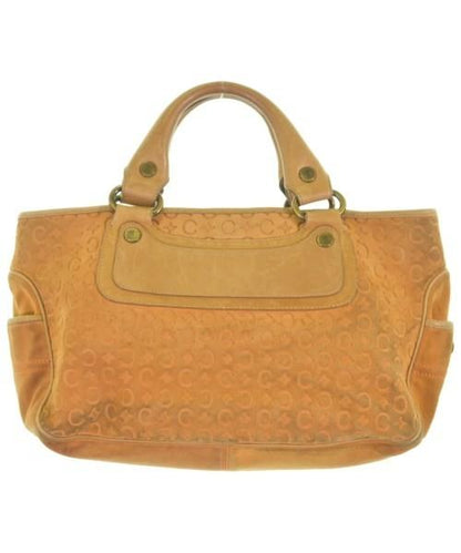 CELINE Hand Bag Tote Purse Boogie C Macadam Orange Authentic