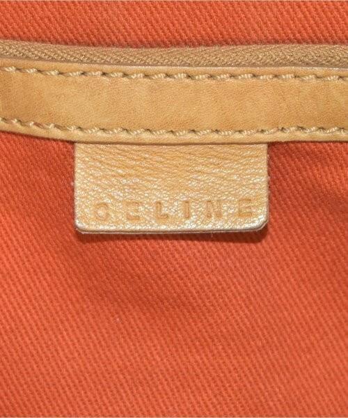 CELINE Hand Bag Tote Purse Boogie C Macadam Orange Authentic