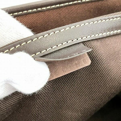 CELINE Hand Bag Tote Purse Boogie C Macadam Suede Leather Beige Brown Authentic