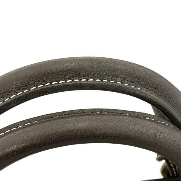 CELINE Hand Bag Tote Purse Boogie C Macadam Suede Leather Beige Brown Authentic