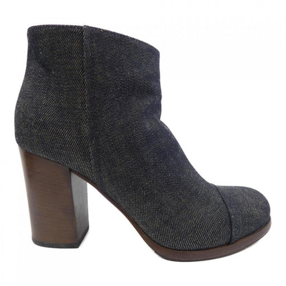 PRADA Short Boots Shoes EU 37.5 US 7.5 Navy Authentic