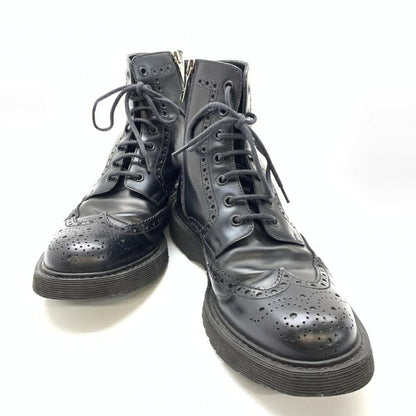 PRADA Zip-up Short Boots Shoes EU 36 US 6 Black Authentic