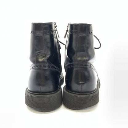 PRADA Zip-up Short Boots Shoes EU 36 US 6 Black Authentic