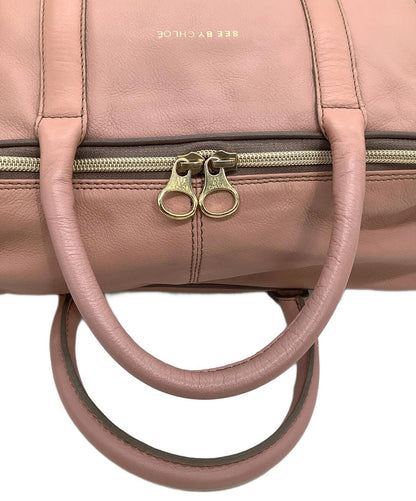 SEE BY CHLOE Hand Shoulder Bag Tote Purse 2way Pink Authentic
