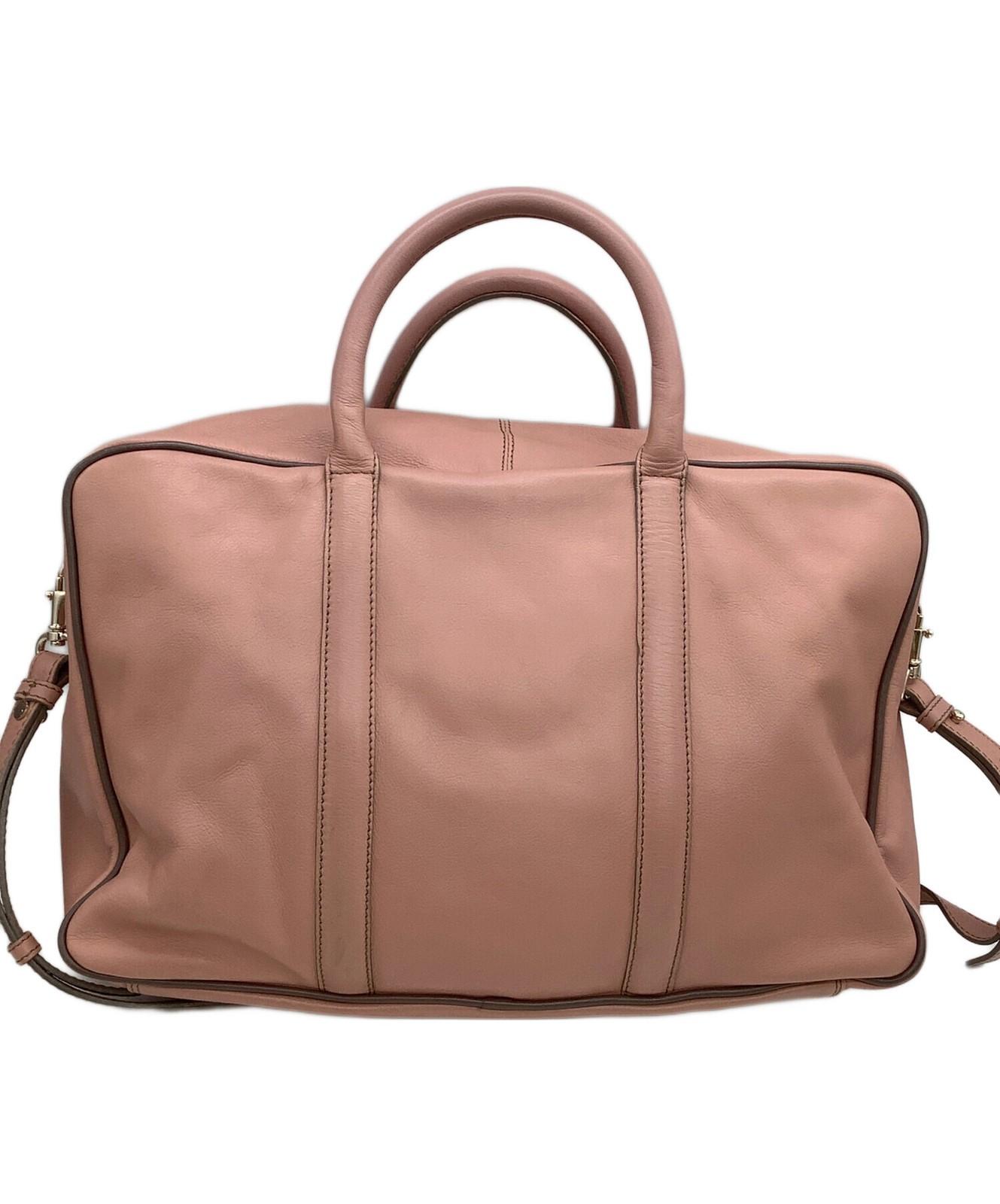 SEE BY CHLOE Hand Shoulder Bag Tote Purse 2way Pink Authentic