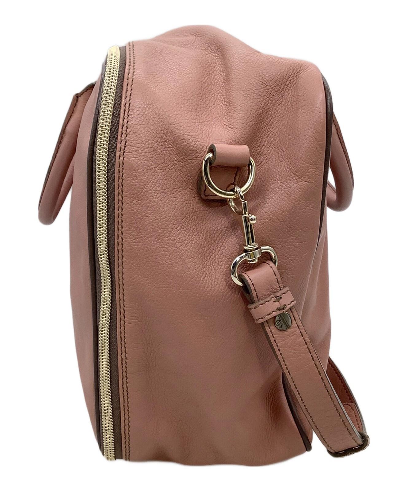 SEE BY CHLOE Hand Shoulder Bag Tote Purse 2way Pink Authentic