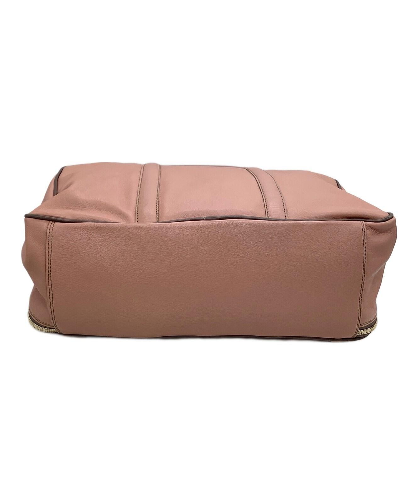 SEE BY CHLOE Hand Shoulder Bag Tote Purse 2way Pink Authentic