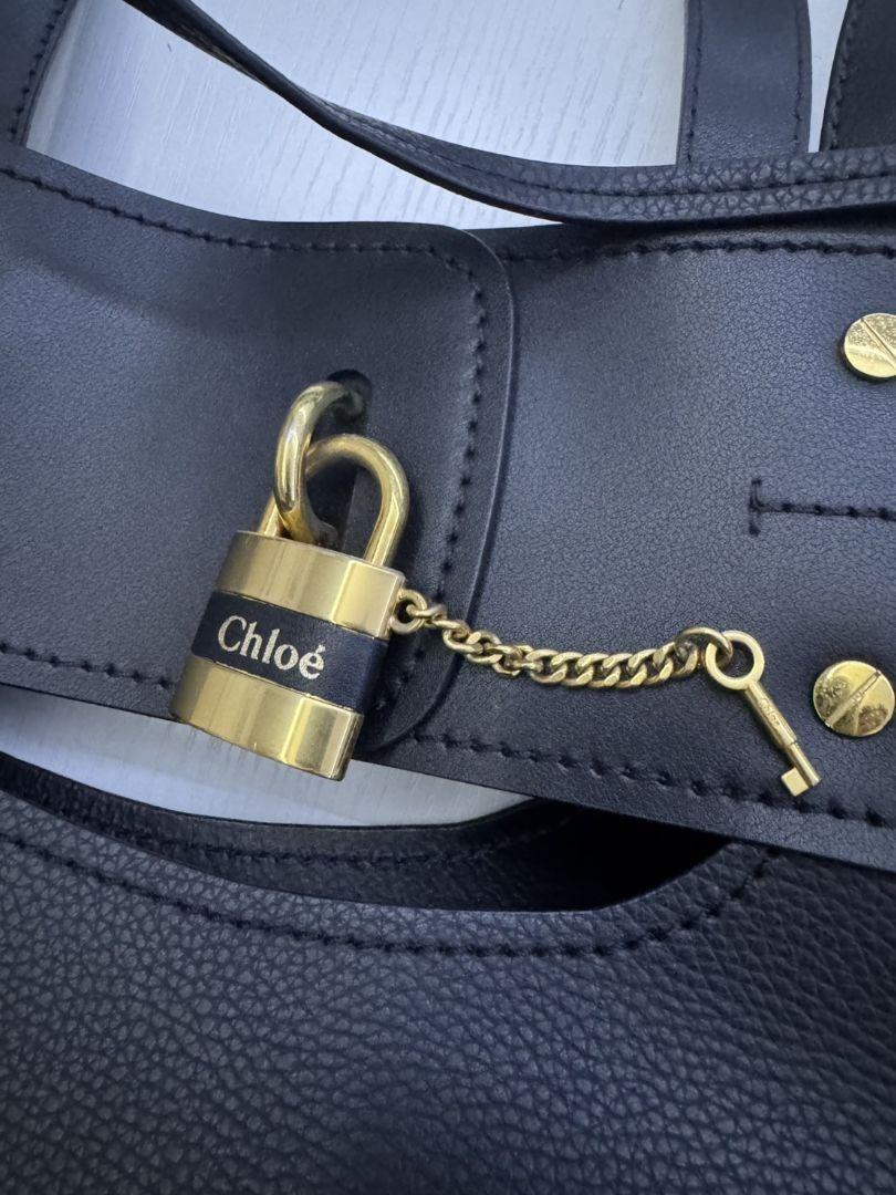 Chloe Hand Bag Tote Purse Black Authentic