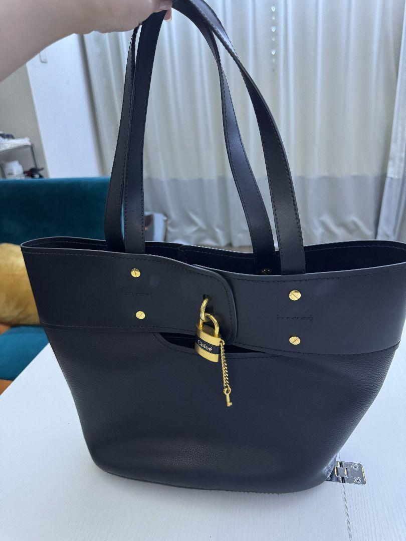 Chloe Hand Bag Tote Purse Black Authentic
