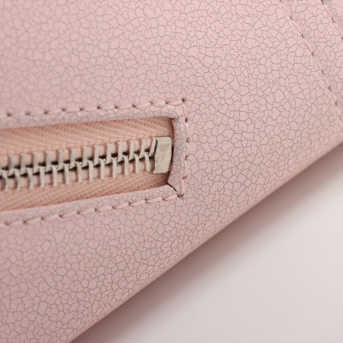 CELINE Hand Bag Tote Purse Boogie coated Leather Pink Authentic