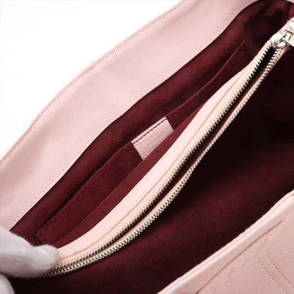 CELINE Hand Bag Tote Purse Boogie coated Leather Pink Authentic