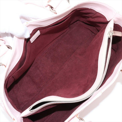 CELINE Hand Bag Tote Purse Boogie coated Leather Pink Authentic