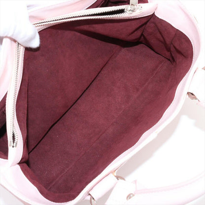 CELINE Hand Bag Tote Purse Boogie coated Leather Pink Authentic