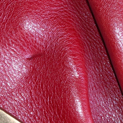 CELINE Hand Bag Tote Purse Red Authentic