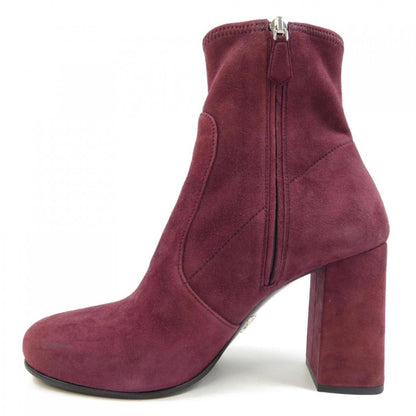 PRADA Short Boots Shoes EU 36 US 6 Red Authentic