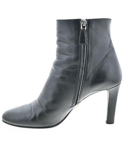PRADA Short Boots Shoes EU 37 US 7 Black Authentic