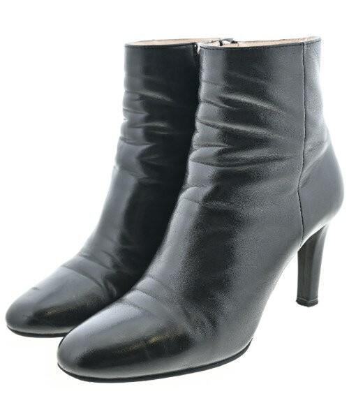 PRADA Short Boots Shoes EU 37 US 7 Black Authentic
