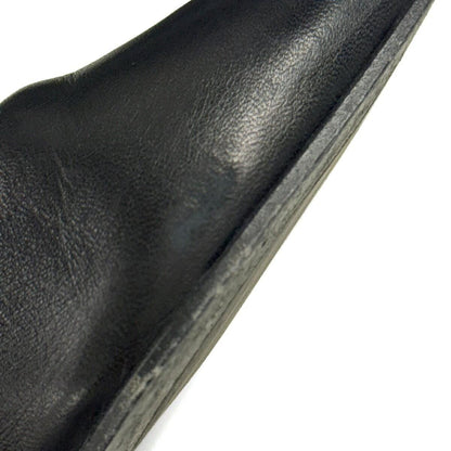 PRADA short western heel Boots Shoes EU 37.5 US 7.5 Black Authentic