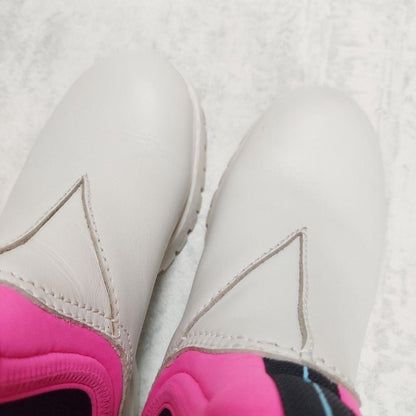 PRADA Short Boots Shoes EU 37 US 7 White Pink Authentic