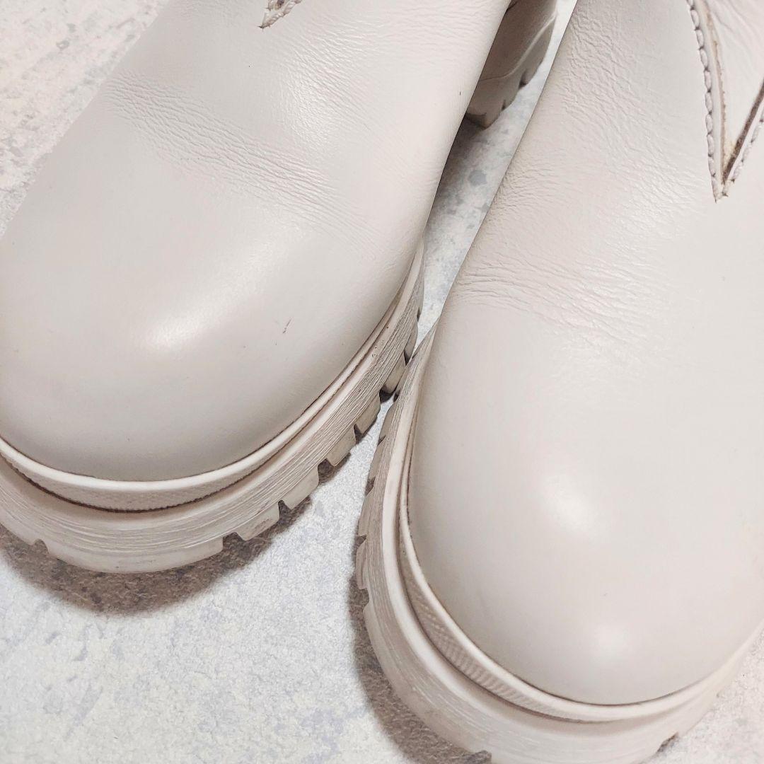 PRADA Short Boots Shoes EU 37 US 7 White Pink Authentic