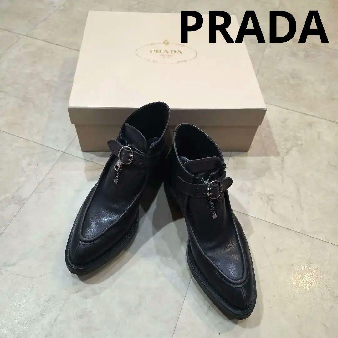 PRADA Short Boots Shoes EU 36 US 6 Authentic
