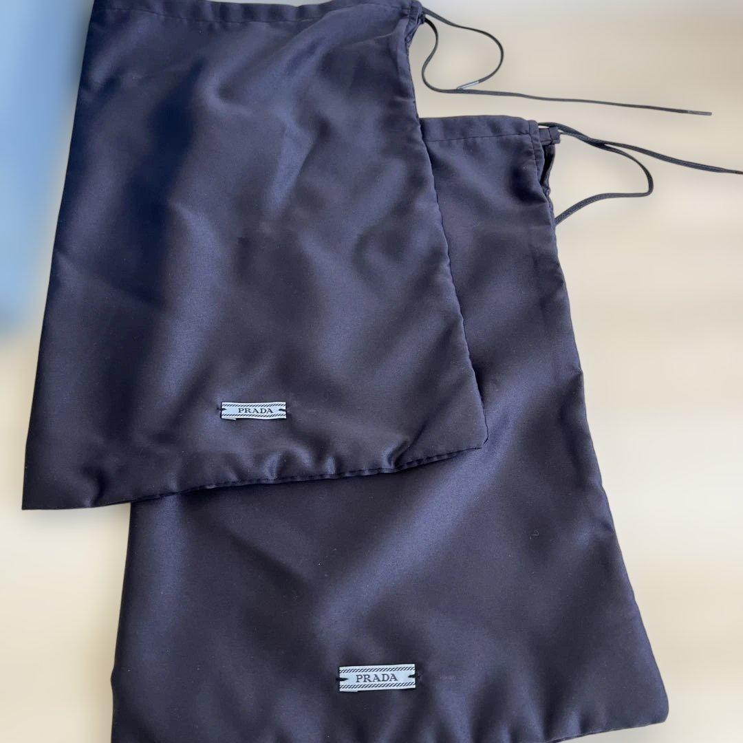 PRADA Sneakers Shoes Low-Cut EU 37.5 US 7.5 White Pink Authentic