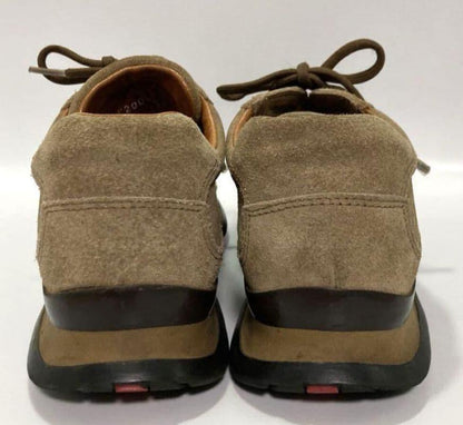 PRADA Sneakers Shoes Low-Cut EU 36.5 US 6.5 Suede Beige Authentic