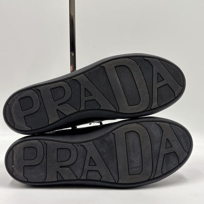 PRADA Sneakers Shoes Low-Cut EU 37 US 7 Black Authentic