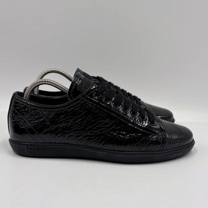 PRADA Sneakers Shoes Low-Cut EU 37 US 7 Black Authentic