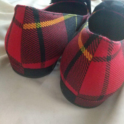 PRADA Flat Shoes Pumps EU 39.5 US 9.5 Ribbon Multicolor Authentic