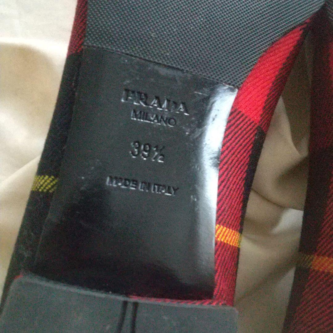 PRADA Flat Shoes Pumps EU 39.5 US 9.5 Ribbon Multicolor Authentic