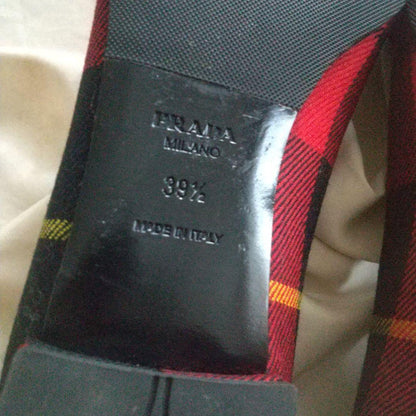 PRADA Flat Shoes Pumps EU 39.5 US 9.5 Ribbon Multicolor Authentic