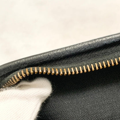 FENDI Pecan Mini Boston Purse Handbag FF Leather Brown Black Auth Unisex Used