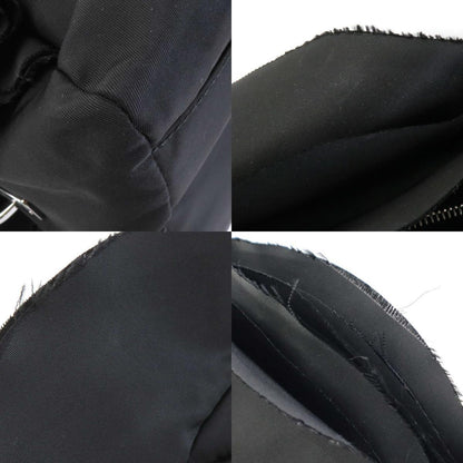 PRADA Hand Bag Tote Purse Nylon Leather Black Authentic