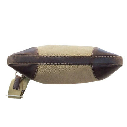 PRADA Shoulder Bag Purse Canvas Leather Authentic