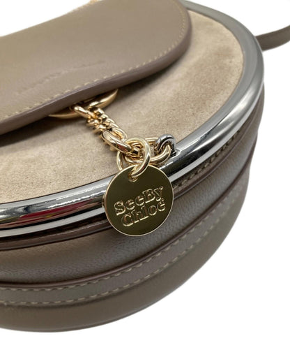 See By Chloe Shoulder Bag Purse Brown Authentic