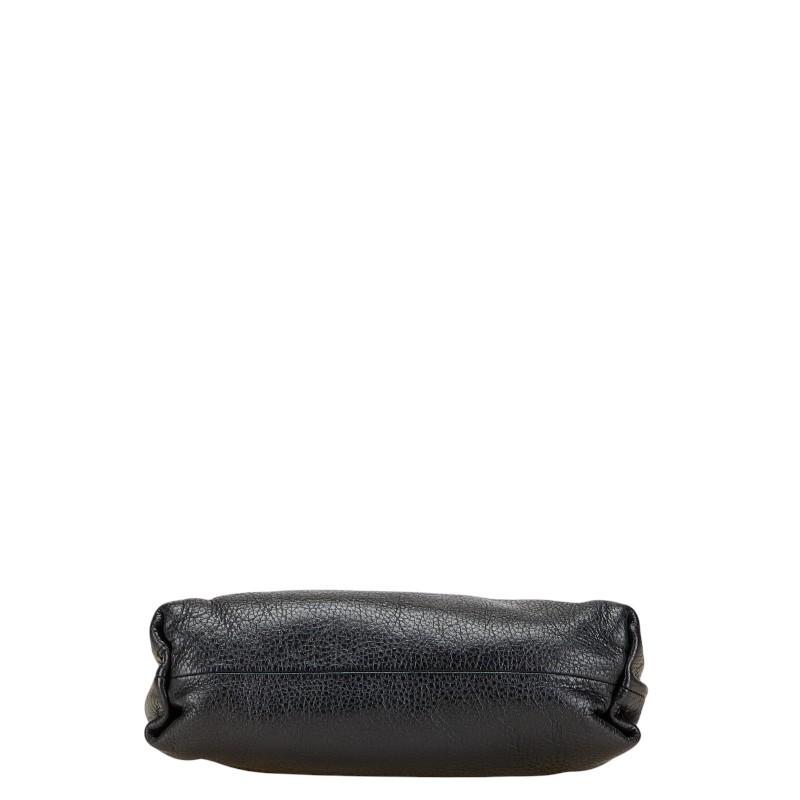 Chloe Hand Shoulder Bag Tote Purse 2way Leather Black Authentic