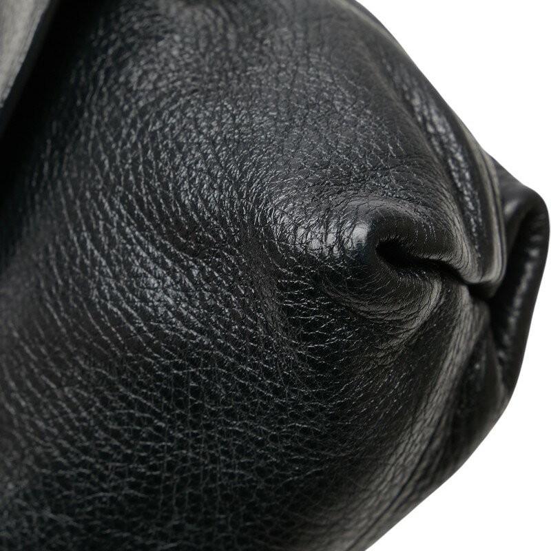 Chloe Hand Shoulder Bag Tote Purse 2way Leather Black Authentic