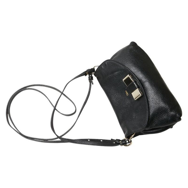 Chloe Hand Shoulder Bag Tote Purse 2way Leather Black Authentic