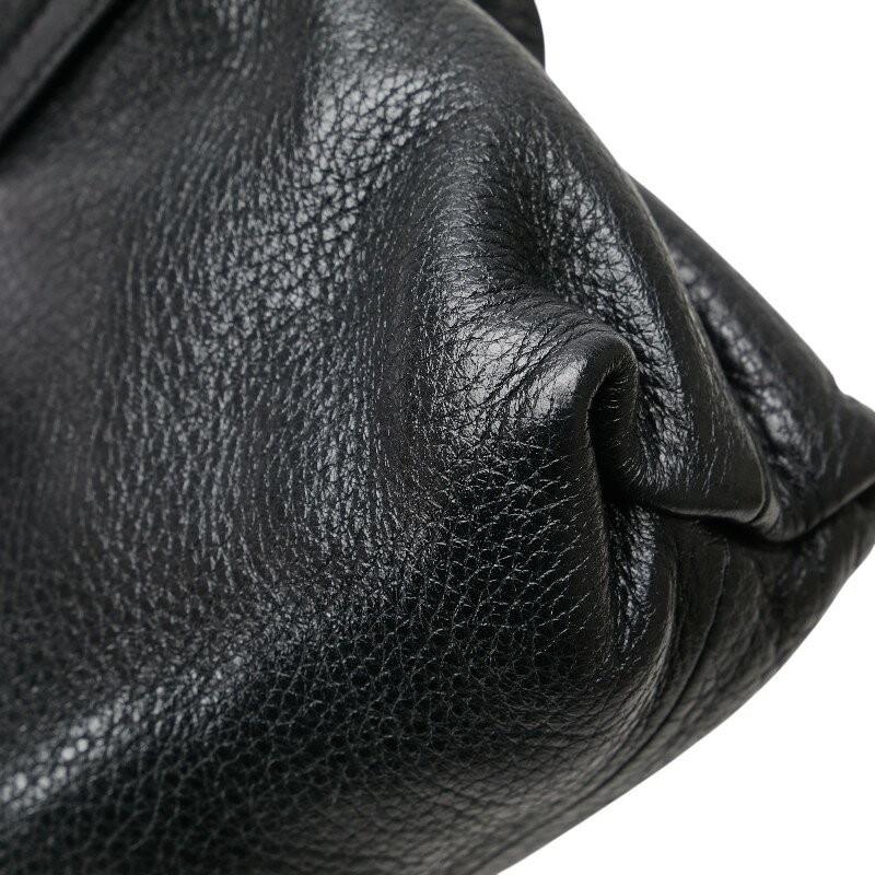 Chloe Hand Shoulder Bag Tote Purse 2way Leather Black Authentic