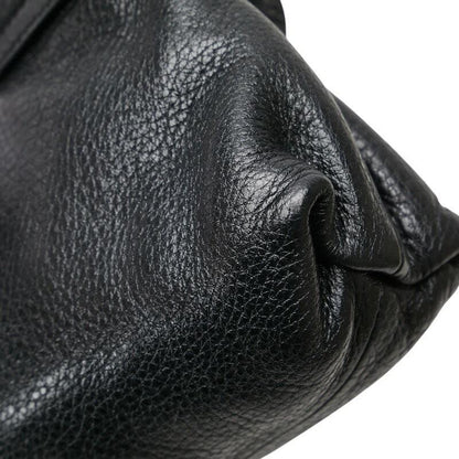 Chloe Hand Shoulder Bag Tote Purse 2way Leather Black Authentic