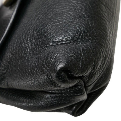 Chloe Hand Shoulder Bag Tote Purse 2way Leather Black Authentic