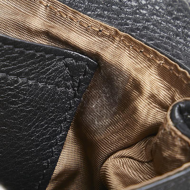 Chloe Hand Shoulder Bag Tote Purse 2way Leather Black Authentic