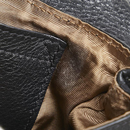 Chloe Hand Shoulder Bag Tote Purse 2way Leather Black Authentic